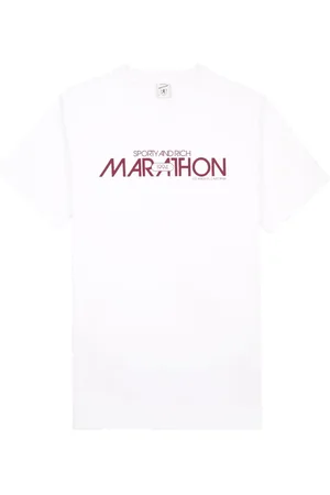 Sporty & Rich Marathon cotton T-shirt