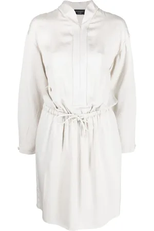 Emporio Armani Draped shirt dress