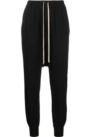 Rick Owens Dropped-crotch track pants