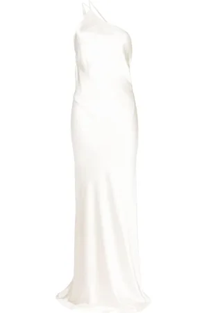 Michelle Mason Single-shoulder maxi dress