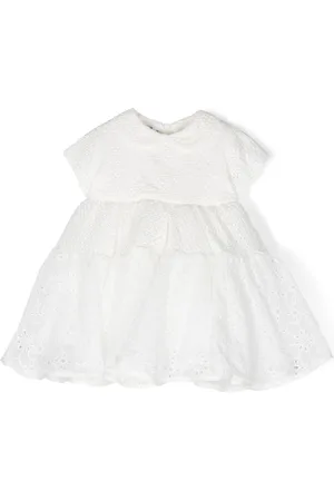 Mimisol Floral-lace short-sleeve dress