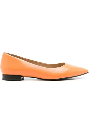 Sarah Chofakian Francesca leather ballerina shoes