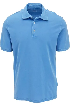 FEDELI Short-sleeve cotton polo shirt