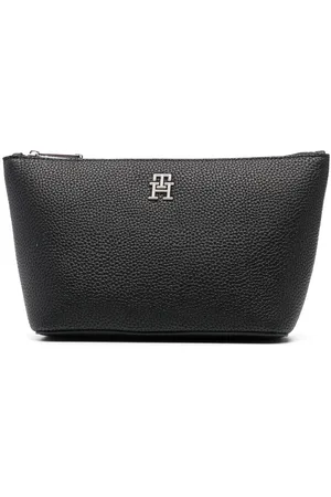 Tommy Hilfiger Monogram-plaque make up bag