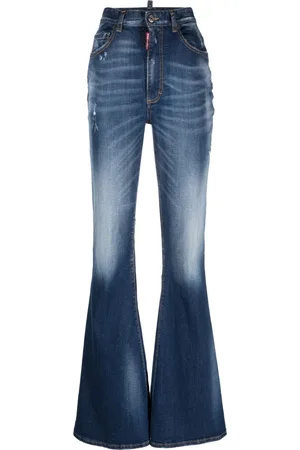 Dsquared2 Flare washed denim pants