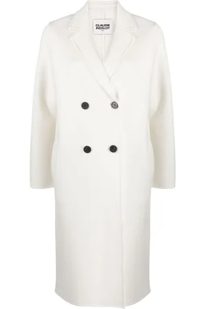 Claudie Pierlot Monogram Mid-Length Trench Coat