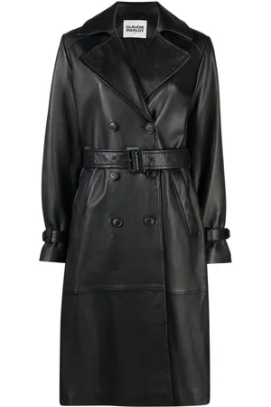 Claudie Pierlot Monogram Mid-Length Trench Coat