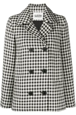 Claudie Pierlot Monogram Mid-Length Trench Coat