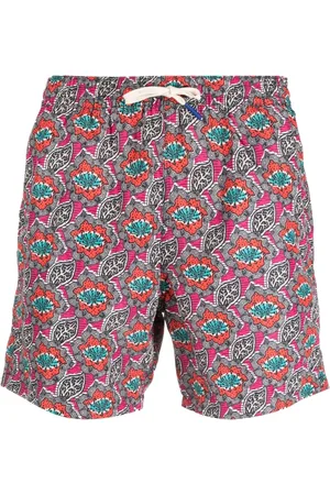 MCM Monogram-print Drawstring Swim Shorts - Farfetch