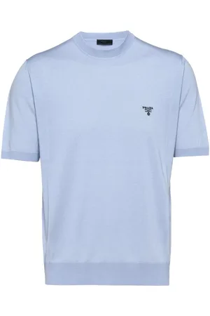 Prada Logo-embroidered wool jumper