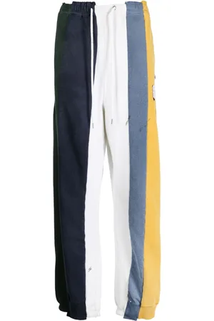 Maison Mihara Yasuhiro Colour-block panelled cotton track pants