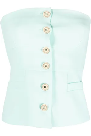 Pinko Strapless button-up top