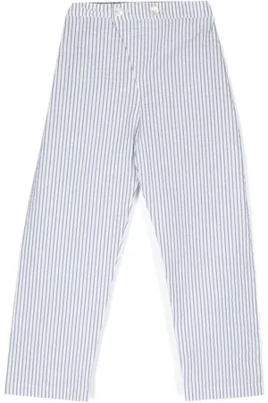 SIOLA Striped straight-leg trousers