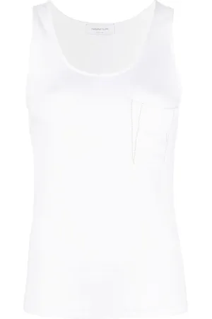 Fabiana Filippi Bead-embellished tank top