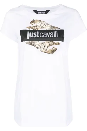 Roberto Cavalli Logo-print cotton T-shirt