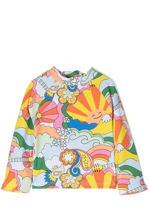 Stella McCartney Illustration-style print UV swimwear