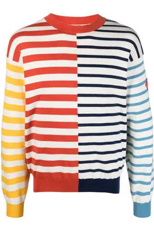 Kenzo Logo-print striped sweatshirt