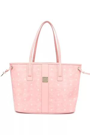 Mcm Small Liz Reversible Tote Bag - Pink