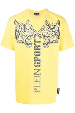 Philipp Plein Crew neck tiger-print T-shirt
