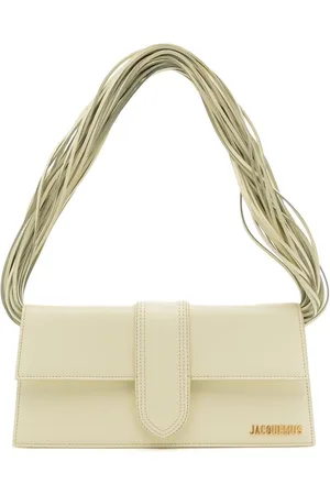 Jacquemus Le Bambino Long Ficiu Shoulder Bag, Yellow, Women's, Handbags & Purses Shoulder Bags