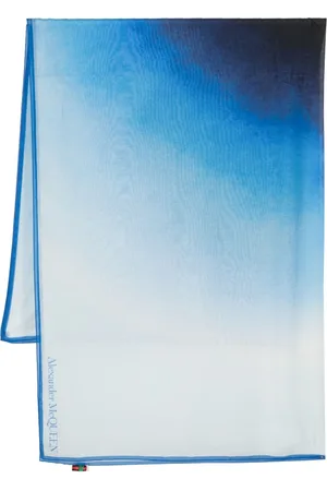 Alexander McQueen Gradient-effect logo scarf