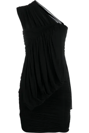 Rick Owens One-shoulder ruched minidress