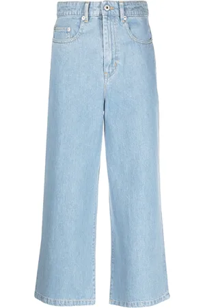 Kenzo Sumire cropped wide-leg jeans