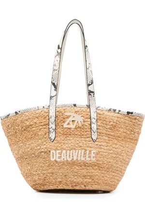 Zadig & Voltaire Deauville woven-wicker beach bag