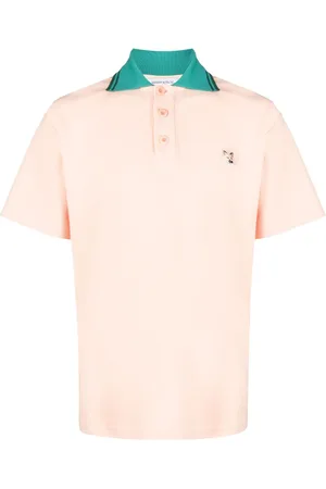 Maison Kitsuné Logo-appliqu?? piqu?? polo shirt