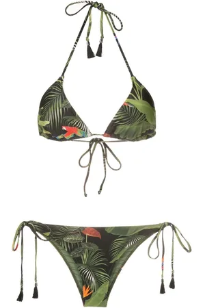 Lygia & Nanny Maya tassel-embelishment bikini