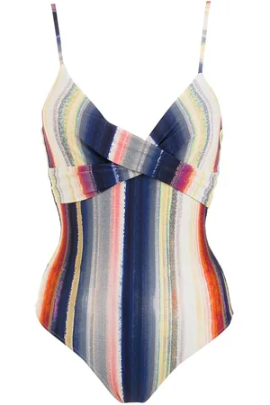 Lygia & Nanny Bianca horizontal-stripe swimsuit
