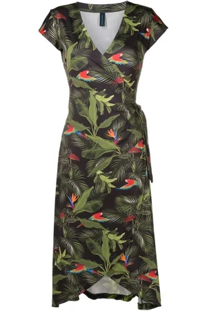Lygia & Nanny Falc??o botanical-print dress
