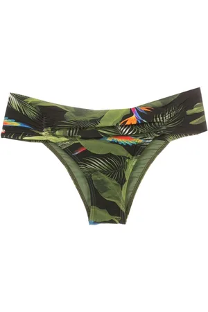 Lygia & Nanny Jasper botanical-print swim briefs