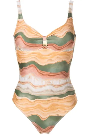 Lygia & Nanny Roberta abstract-print swimsuit
