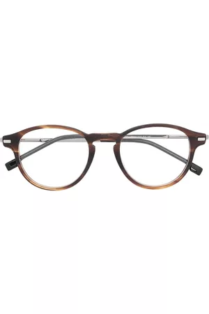 HUGO BOSS Sunglasses - Tortoiseshell round-frame glasses