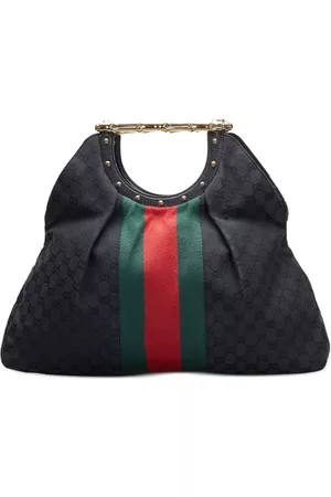 Gucci Women Tote Bags - Web Stripe Hobo tote bag