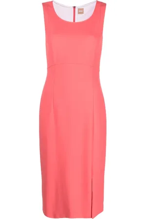 HUGO BOSS Sleeveless midi dress