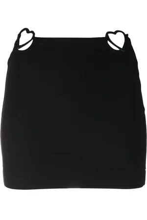 Nensi Dojaka Heart cut-out detail miniskirt