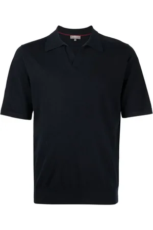 N.PEAL V-neck polo shirt
