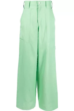 Stella McCartney Fluid Linen Pleat Front Trousers  Rose  Grace Melbourne