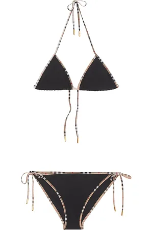 Burberry Vintage Check-trim bikini