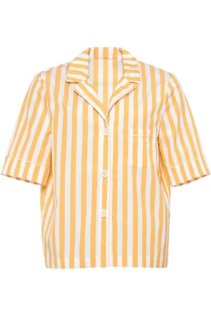 ERES Orangeade stripe-print shirt