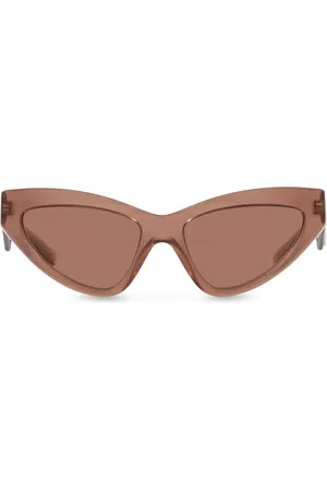 Dolce & Gabbana Logo-lettering cat-eye sunglasses