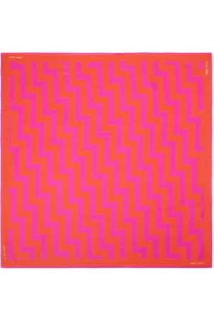 Jimmy Choo monogram-pattern Silk Scarf - Farfetch