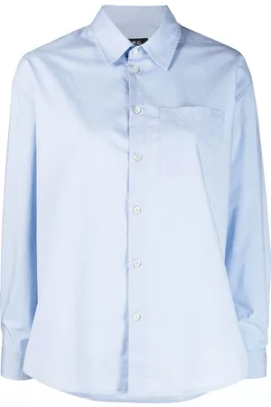 A.P.C. Women Long Sleeve - Long-sleeve button-fastening shirt