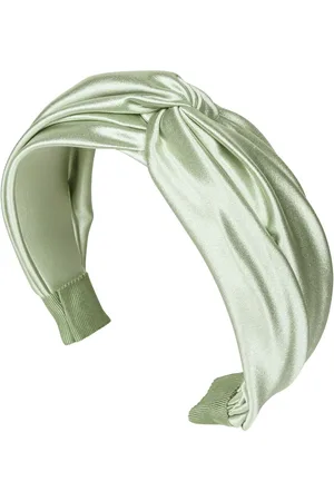 Jennifer Behr Twist silk satin headband