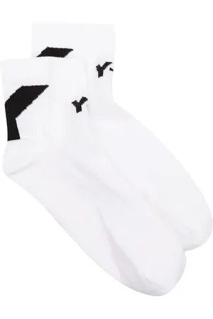 Y-3 Intarsia-knit logo socks