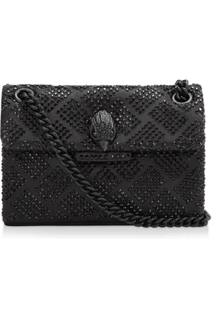 Kurt Geiger Crystal-embellished mini Kensington bag