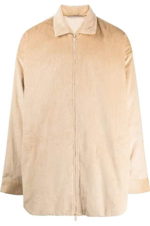 ERL Oversized Glittered Printed Cotton-Corduroy Overshirt for Men