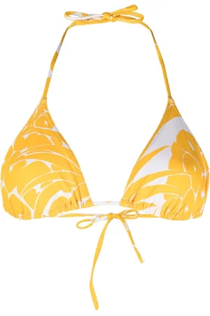 ERES Epice leaf-print triangle bikini top